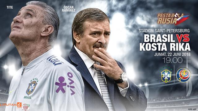 Prediksi Brasil vs Kosta RIka