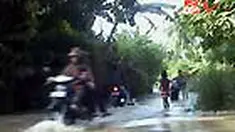 Tak hanya merendam ratusan rumah, banjir juga menenggelamkan lahan pertanian dan perkebunan milik warga Polewali Mandar, Sulbar.