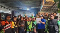 Ekspresi Bahagia Driver Ojol di Kota Sukabumi Kini Tercover BPJS Ketenagakerjaan
