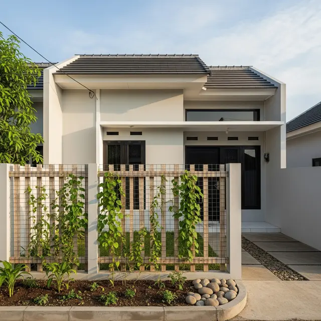 9 Model Pagar Rumah Hemat Biaya dari Kawat dan Rangka Kayu, Estetik dan Fungsional