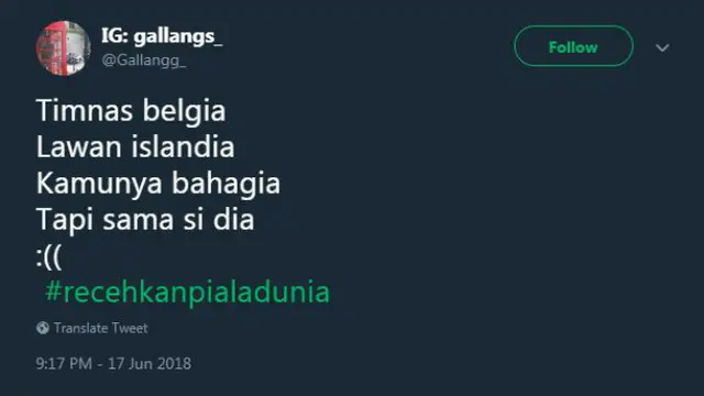 Mulai dari analisis pertandingan yang serius sampai gojekan-gojekan, semua menjadi bahasan warganet di media sosial.