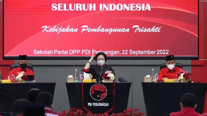 Ketua Umum Partai Demokrasi Indonesia Perjuangan (PDIP) Megawati Soekarno Putri