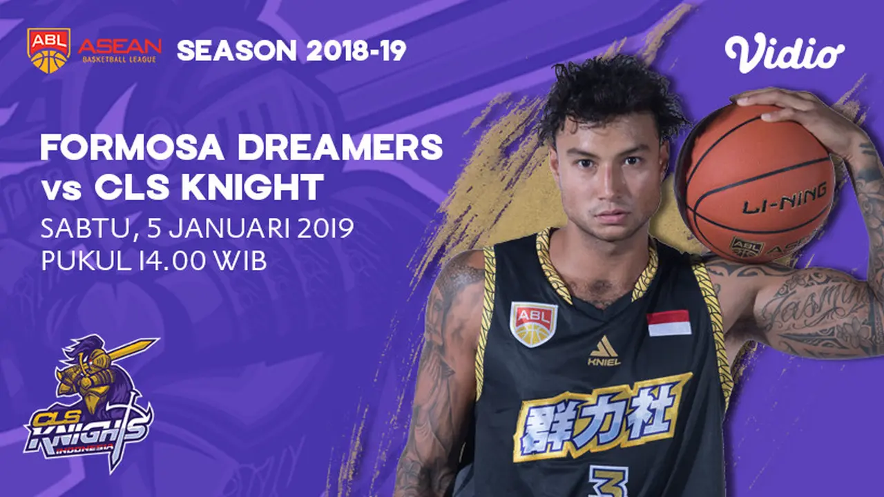 Live Streaming ABL: Formosa vs CLS di Vidio.com
