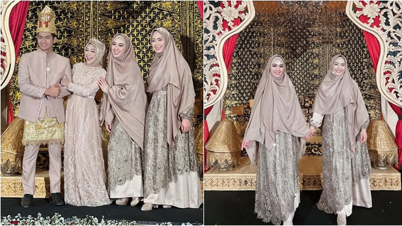 6 Potret Oki Setiana Dewi dan Shindy Putri di Acara Ngunduh Mantu Ria Ricis, Kompak