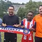 Pemain Indonesia, David Laly (kedua dari kanan), bergabung dengan klub Liga Primer Malaysia, Felcra FC. (Dok. Muly Munial)