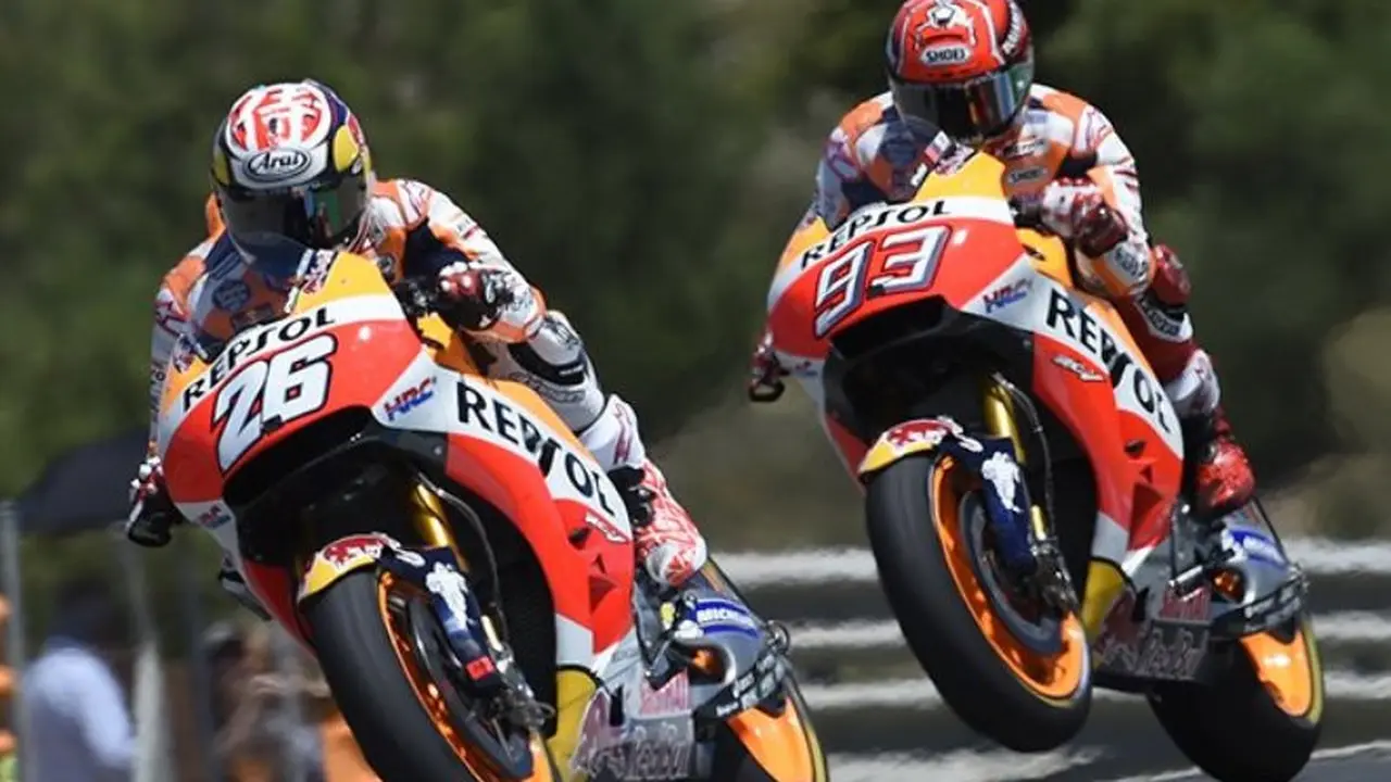 Dani Pedrosa dan Marc Marquez