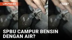 SPBU di Banyuwangi Campur Bensin dengan Air?