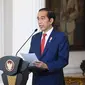 Presiden Jokowi saat menghadiri Konferensi Tingkat Tinggi (KTT) ASEAN-Australia secara virtual dari Istana Kepresidenan Bogor Jawa Barat, Sabtu (14/11/2020). (Foto Biro Pers Sekretariat Presiden)