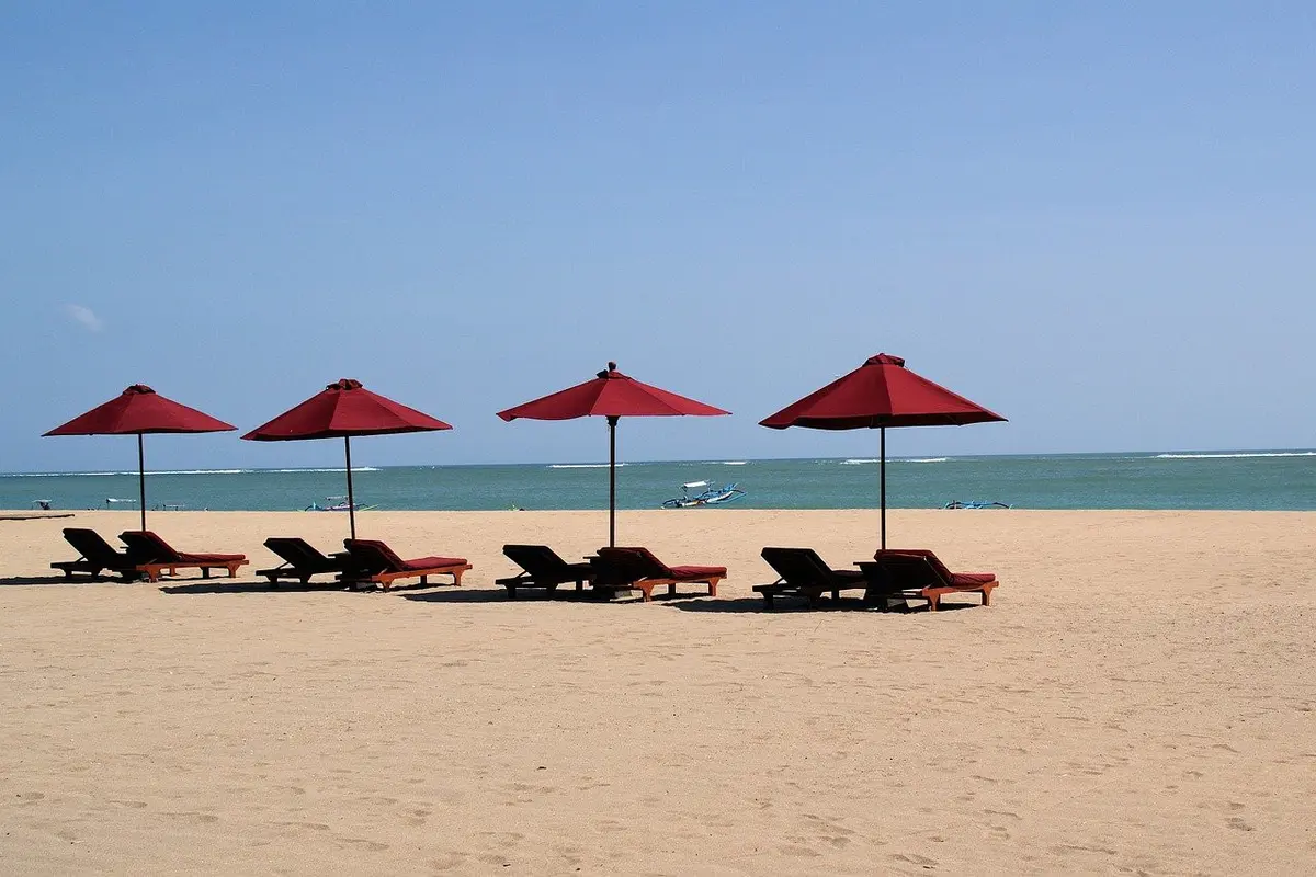 Ilustrasi mimpi, pantai