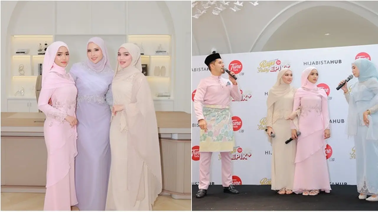 6 Potret Fuji dan Davina Karamoy Jadi Model Hijab di Malaysia, Pancarkan Pesona