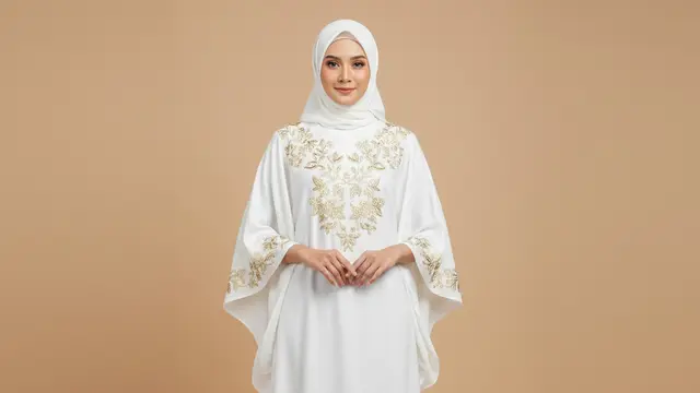 Model Baju Nuansa Putih Clean dan Classy untuk Sungkeman. AI
