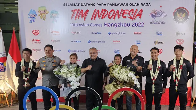 Tim balap sepeda BMX tiba di Jakarta usai berjuang di Asian Games 2023