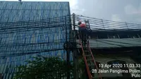Kabel Listrik Kebakaran di Jalan Panglima Polim Jaksel