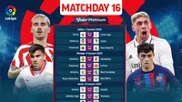 Jadwal dan Live Streaming Liga Spanyol 2022/2023 Matchday 16, 7-9 Januari 2023