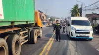 Wanita Pejalan Kaki Tewas Ditabrak Truk di Serang, Sopir Kabur