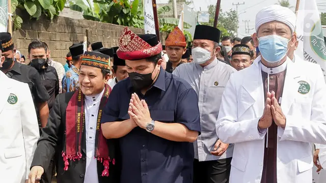 Sambut Bulan Suci Ramadhan, Menteri BUMN Kunjungi Majelis Dzikir