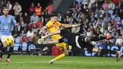 Berkat hasil ini, Barcelona masih menempati posisi ketiga klasemen La Liga dengan koleksi 54 poin. Sementara Celta Vigo terpuruk di posisi ke-17 dengan 20 poin. (AFP/Miguel Riopa)