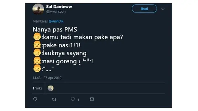 Drama Warganet Saat Nanya Makan Pas PMS