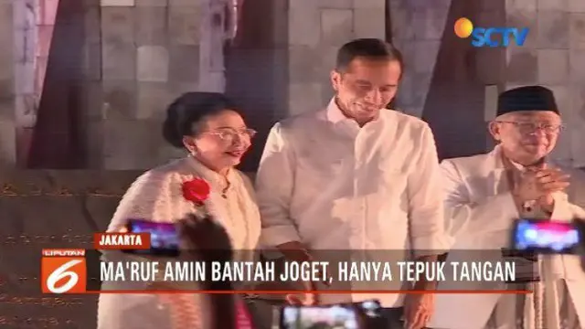 Ma’ruf Amin Bantah Berjoget Sebelum Pengambilan Nomor Urut