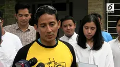 Sandiaga Uno mengatakan dirinya bersyukur debat Pilpres perdana berjalan lancar. Ia menjelaskan ada pesan yang sebenarnya ingin disampaikan saat debat namun ditahan Prabowo.