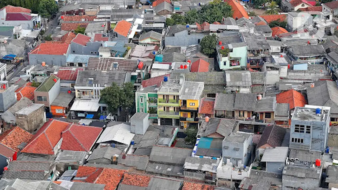 Potret rumah di Jakarta.
