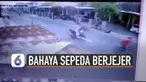 Bersepeda kini menjadi tren masyarakat di hampir seluruh kota di Indonesia. Tetapi kita juga tetap harus mengerti dan menerapkan etika bersepeda. Supaya tidak terjadi kejadian seperti ini.