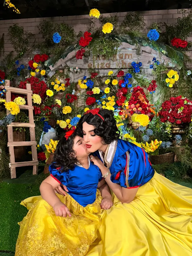 Potret Tasya Farasya Pemotretan Bareng Anak, Jadi Snow White