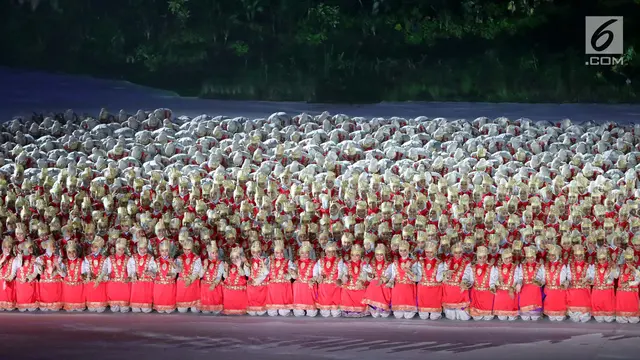 Tari Saman di Pembukaan Asian Games
