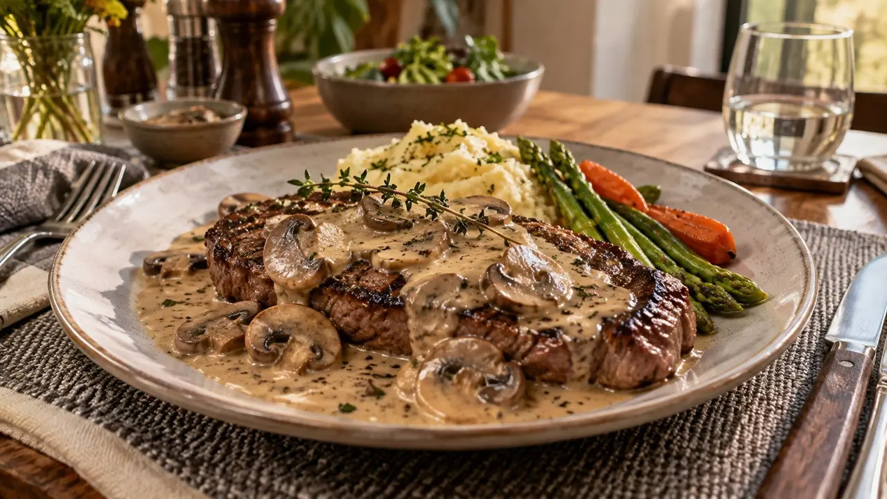 Beef Mushroom Sauce Ala Steakhouse