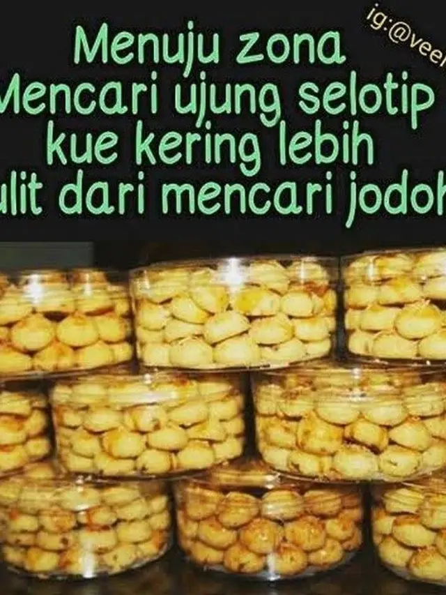 8 Meme Kue Lebaran Ini Bikin Senyum Tipis, Relate Banget