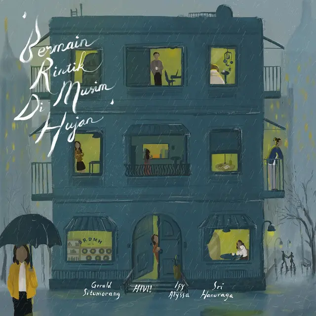 HIVI!, Gerald Situmorang, Ify Alyssa, dan Sri Hanuraga berkolaborasi menciptakan album "Bermain Rintik di Musim Hujan". (Foto: Istimewa)