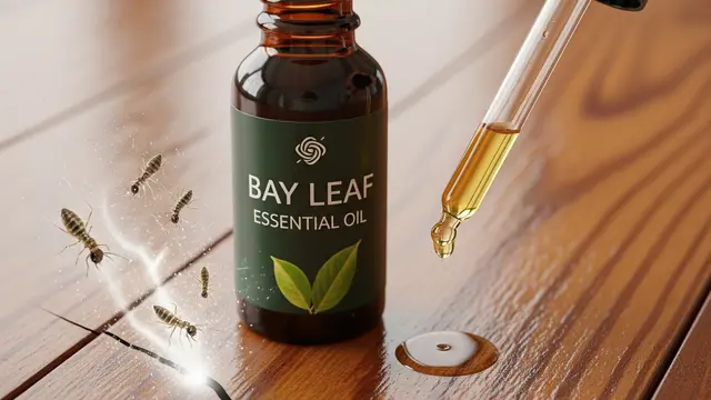 Cara Mengusir Rayap dengan Daun Salam Kering (Image by Gemini AI)