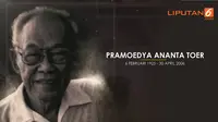 banner Pramoedya Ananta Toer(Liputan6.com/Abdillah)