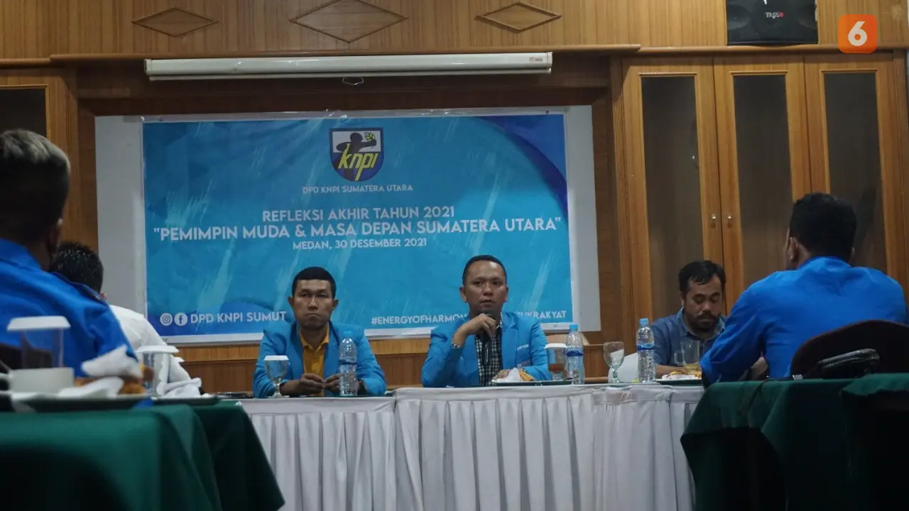 Refleksi Akhir Tahun KNPI Sumatera Utara (Liputan6.com/Fauzan)