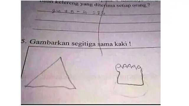 6 Jawaban Murid saat Mengerjakan Soal Matematika Ini Bikin Tepuk Jidat