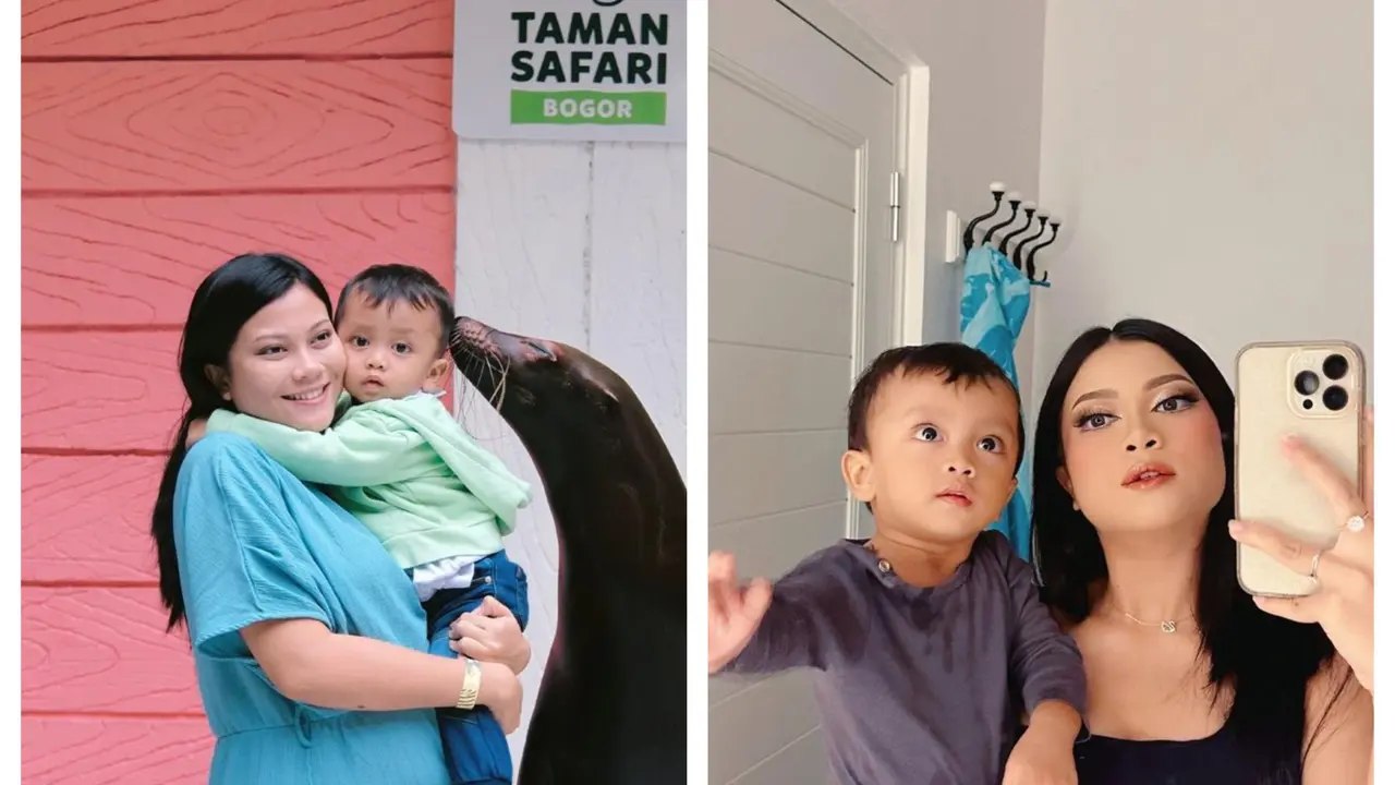 Potret Selebgram Hanum Mega Momong Anak Tanpa Suami