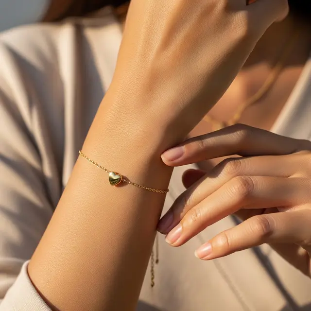 9 Gelang Emas Minimalis Model Korea yang Lagi Tren, Tampil Chic dan Elegan