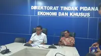 Bareskrim Polri menggelar jumpa pers terkait putusan praperadilan Pengadilan Negeri Jakarta Selatan mengenai super yacht Equanimity (Merdeka.com/ Nur Habibie)