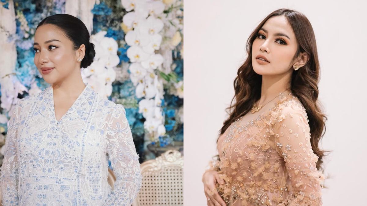 6 Inspirasi Gaya Kebaya Bumil dari Nikita Willy, Lesti Kejora, hingga Mahalini Raharja
