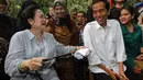 Ciyeee, Bu Mega sama Pak Jokowi ngomongin apa yah? (Istimewa)
