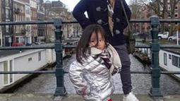 Potret Jordi Onsu dengan putri pertama Ruben Onsu, Thalia. (Liputan6.com/IG/jordionsu)