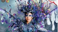 Tiara Andini Pamerkan Kostum Unik untuk Jember Fashion Carnaval 2021. (dok.Instagram @ jemberfashioncarnaval/https://www.instagram.com/p/CS3VqmnnSBE/Henry)