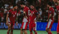 Ekspresi para pemain Timnas Indonesia saat menghadapi Irak pada putaran 4 Kualifikasi Piala Dunia 2026 di King Abdullah Sport City, Minggu (12/10/2025) dini hari WIB. (Timnas Indonesia)