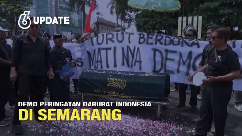 Demo Peringatan Darurat Indonesia di Semarang