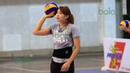 Yolla Yuliana sudah beberapa kali tampil di Proliga bersama tim putri Jakarta Elektrik PLN. Minggu (21/2/2016). (Bola.com/Nicklas Hanoatubun)