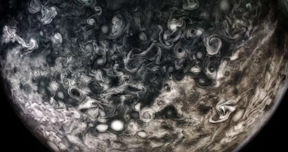 Penampakan baru Jupiter. (NASA/SwRI/MSSS/Shawn Handran)