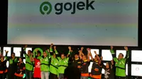 Peluncuran logo baru Gojek (Foto: Andina Librianty/Liputan6.com)