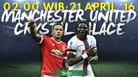 Manchester United vs Crystal Palace (Bola.com/Samsul Hadi)