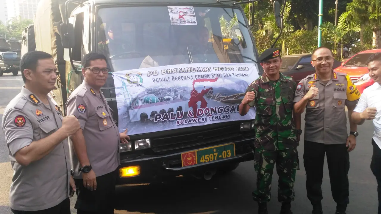 Bantuan Polri-TNI Gempa Palu dan Donggala