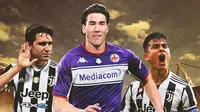 Ilustrasi - Federico Chiesa, Dusan Vlahovic, Paulo Dybala (Bola.com/Adreanus Titus)